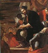 PRETI, Mattia Pilate Washing his Hands af oil painting artist